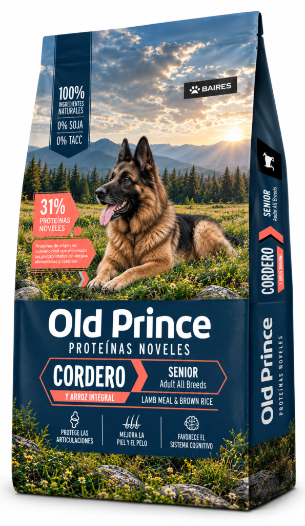 Old Prince Cordero Y Arroz Perros Adultos Senior