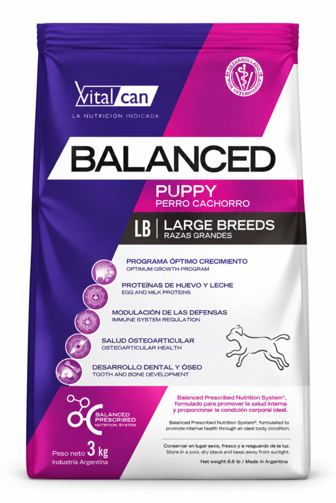 Vitalcan BALANCED Perro Cachorro Raza Grande