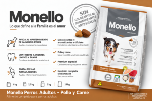 Monello Adultos Carne y Pollo