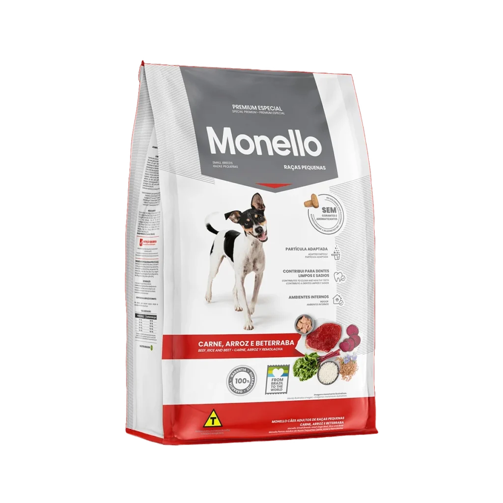 Monello Adultos Razas Pequeñas Carne, Arroz y Remolacha